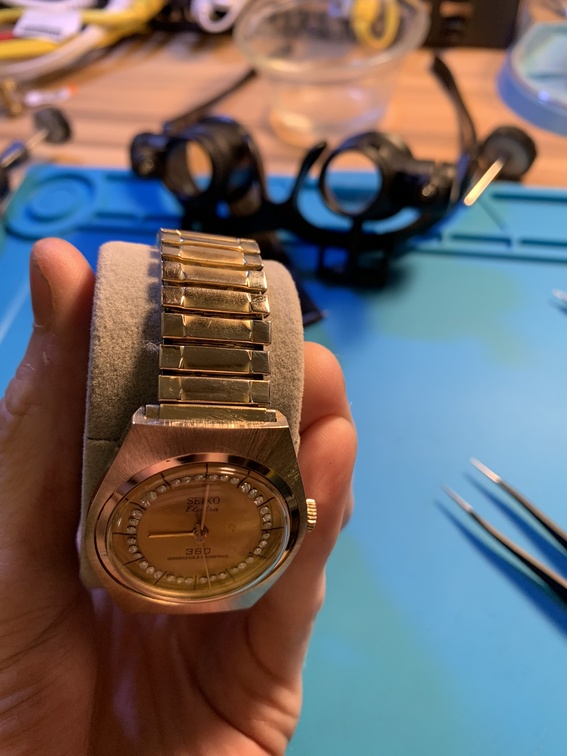 Watchs / Bruce's Watchs / Restoration / Seiko Electra 360 Unbreakable  Mainspring 